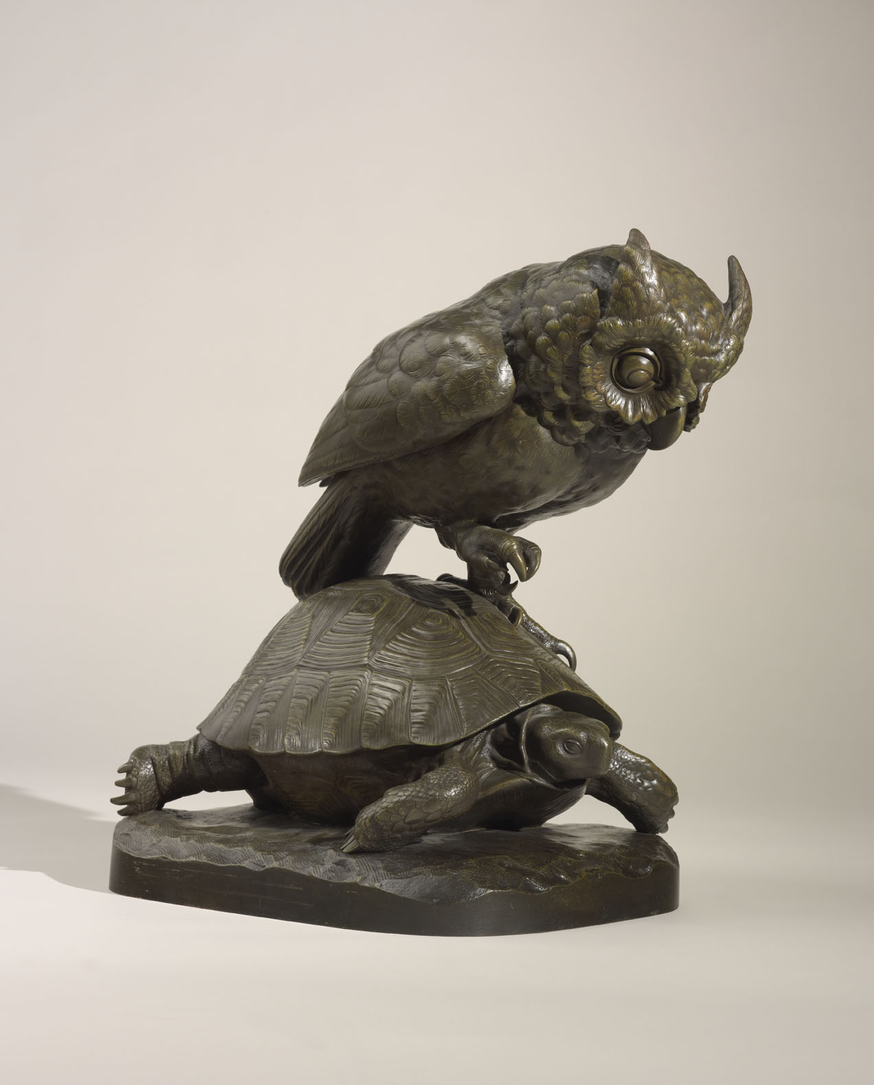 Owl and Tortoise, c. 1867