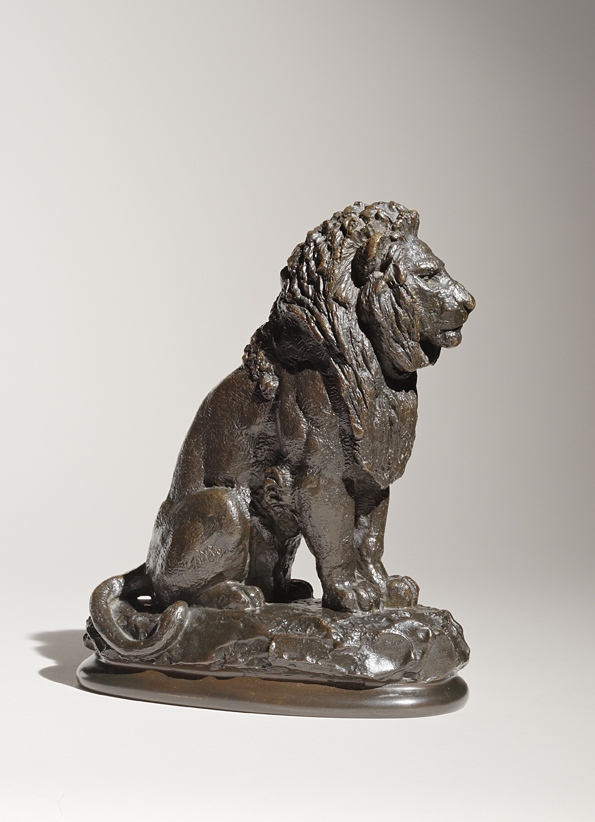 Seated Lion no. 2, c.1857