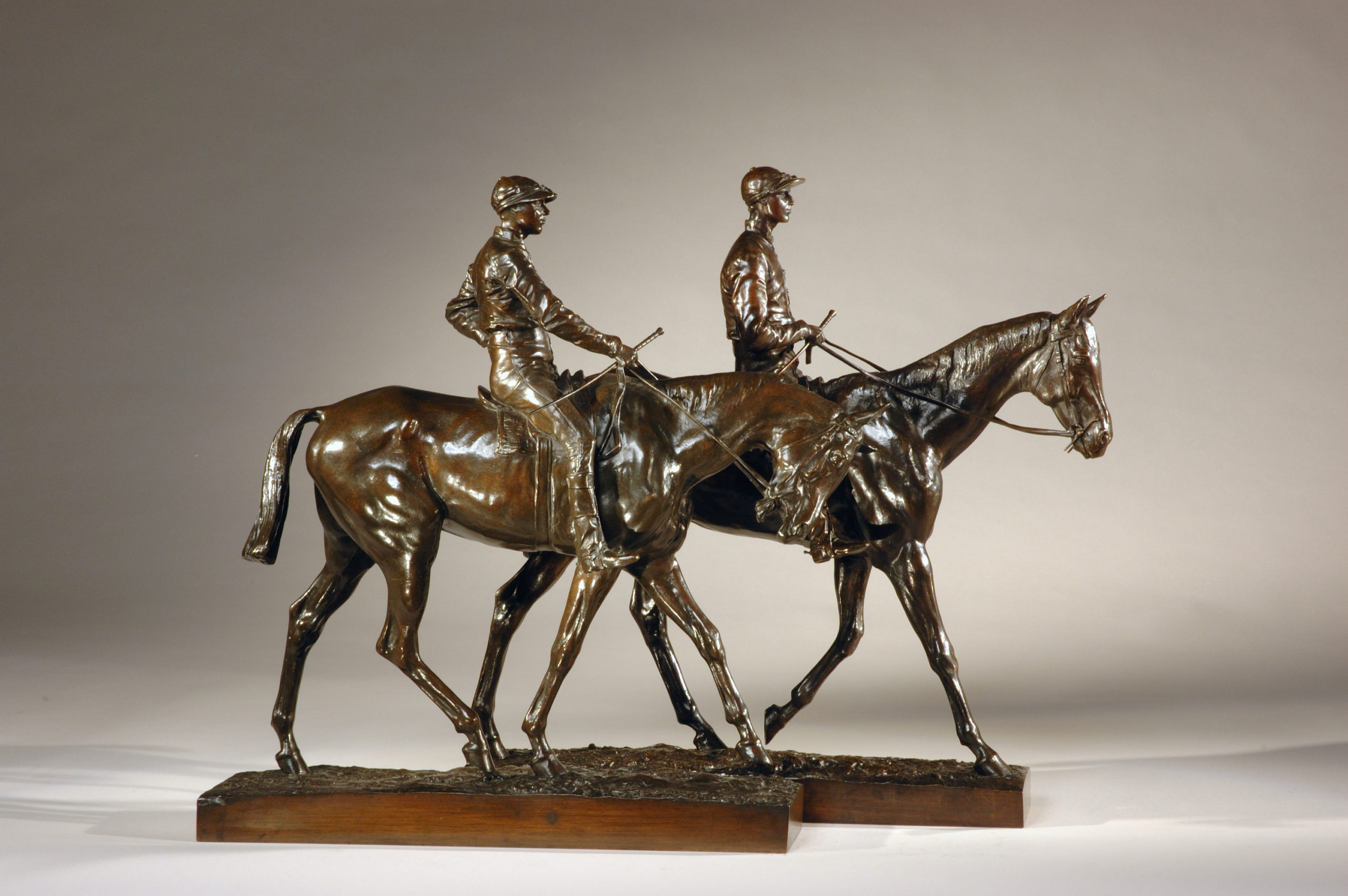 Racehorses and Jockeys, c. 1885