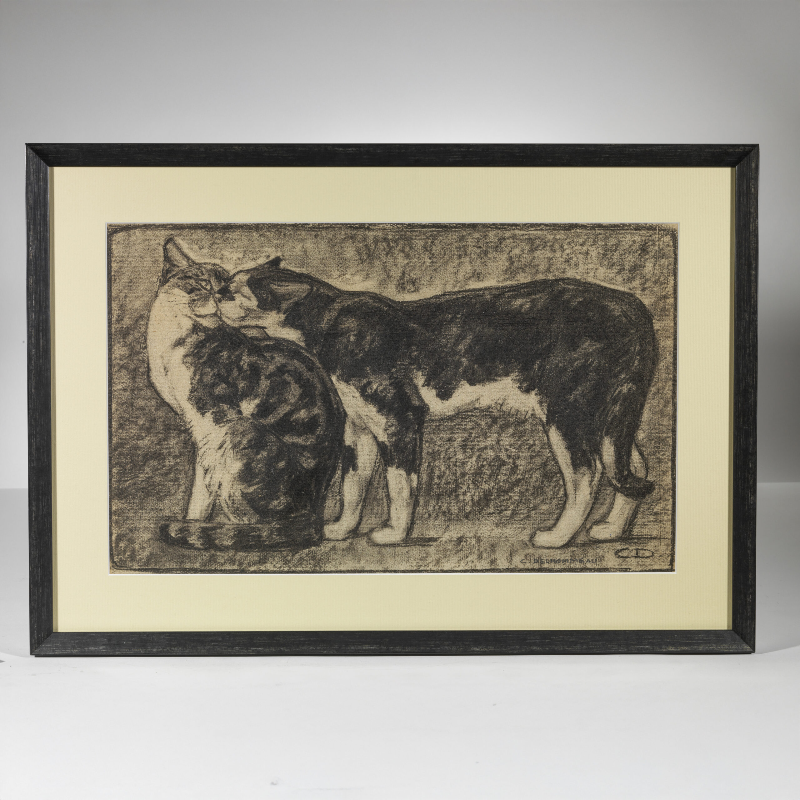 Drawing of Two Cats, c. 1930