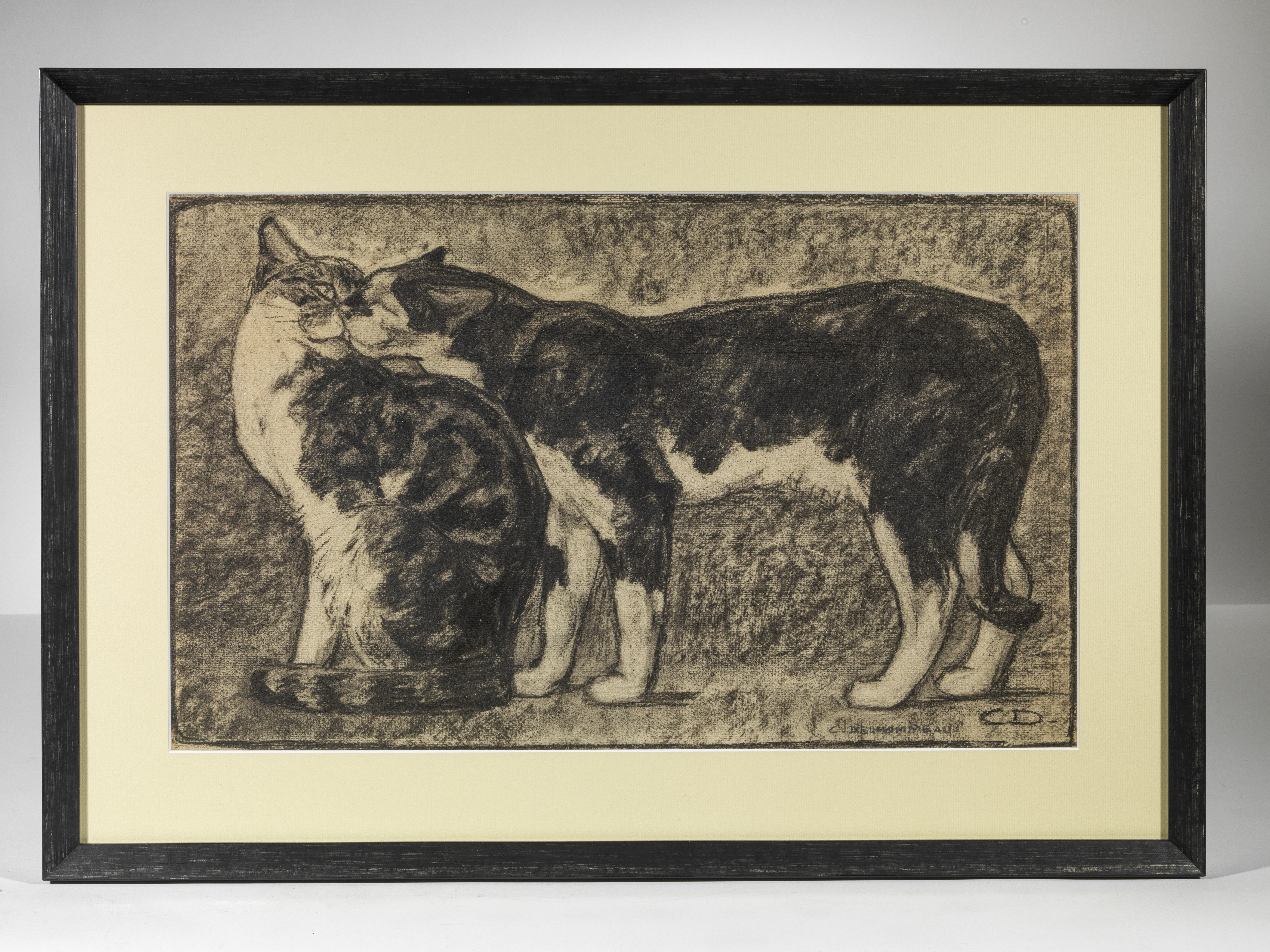 Drawing of Two Cats, c. 1930