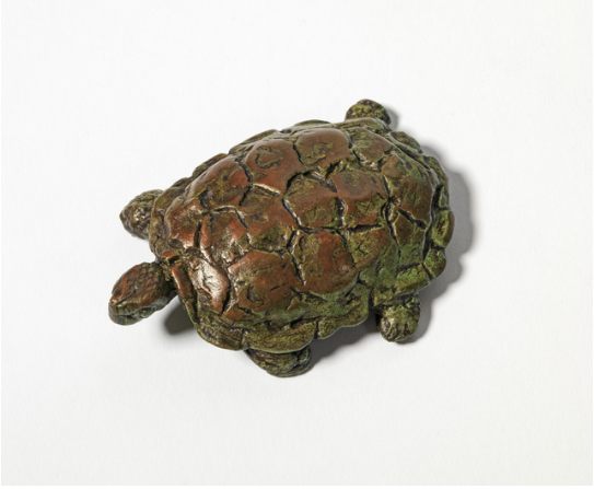 Baby Tortoise, Bronze, 2020