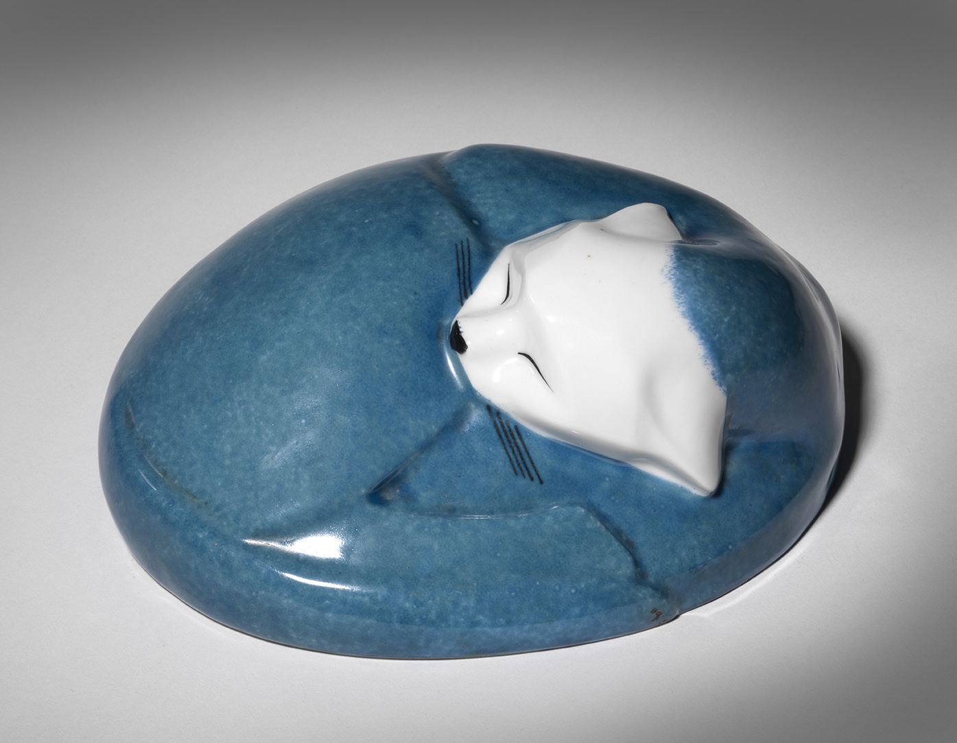 Cat Sleeping, Ceramic, c. 1916