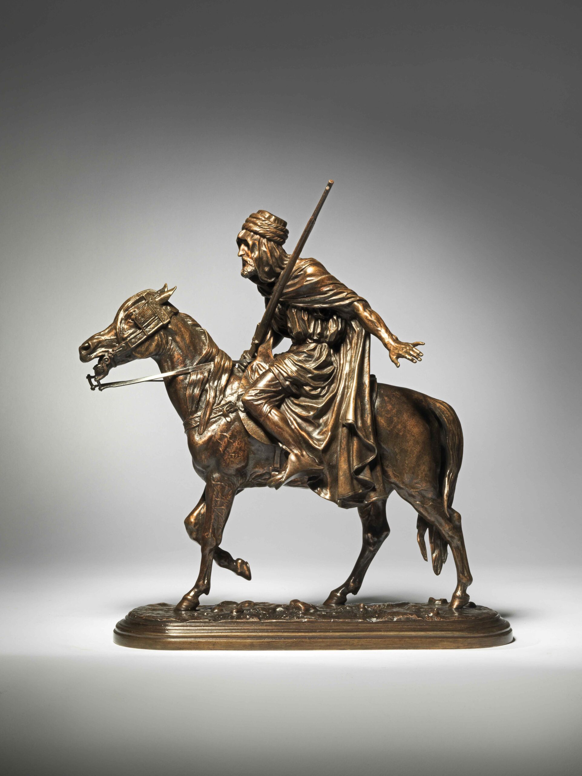 Arab on Horseback , c. 1880