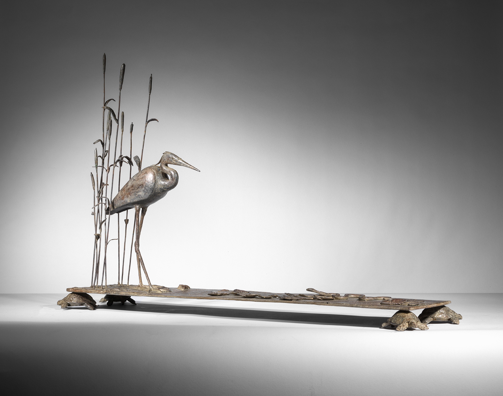 ‘Airone tra le Canne, ‘Bolgheri’ (Heron among the Reeds ‘Bolgheri’), Large