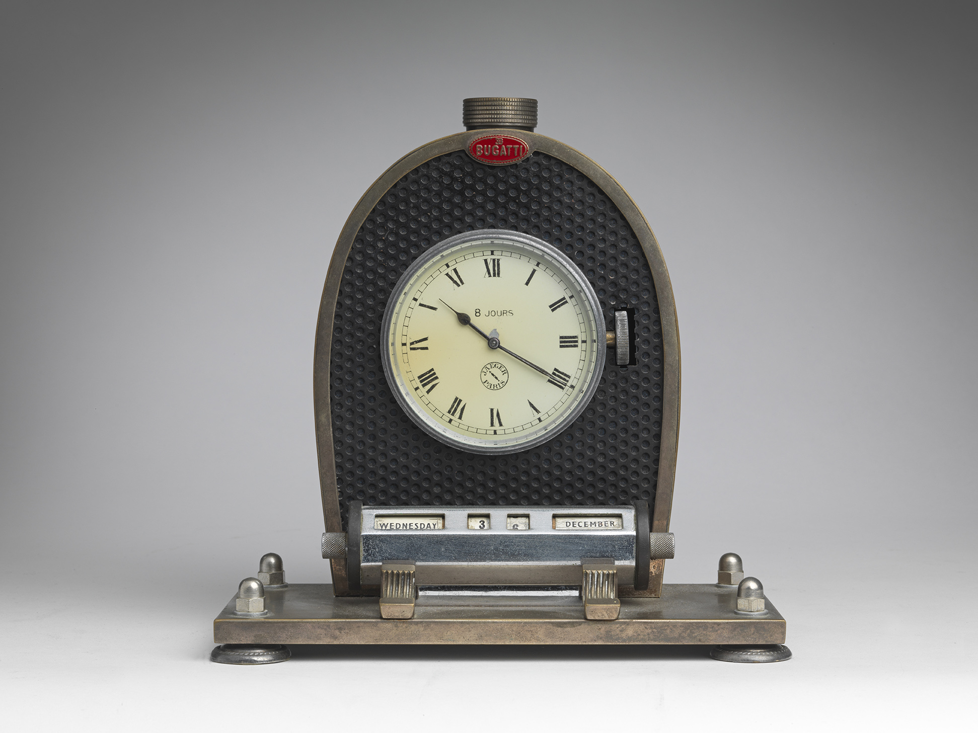Paris Jaeger, Bugatti Radiator Clock and Calendar