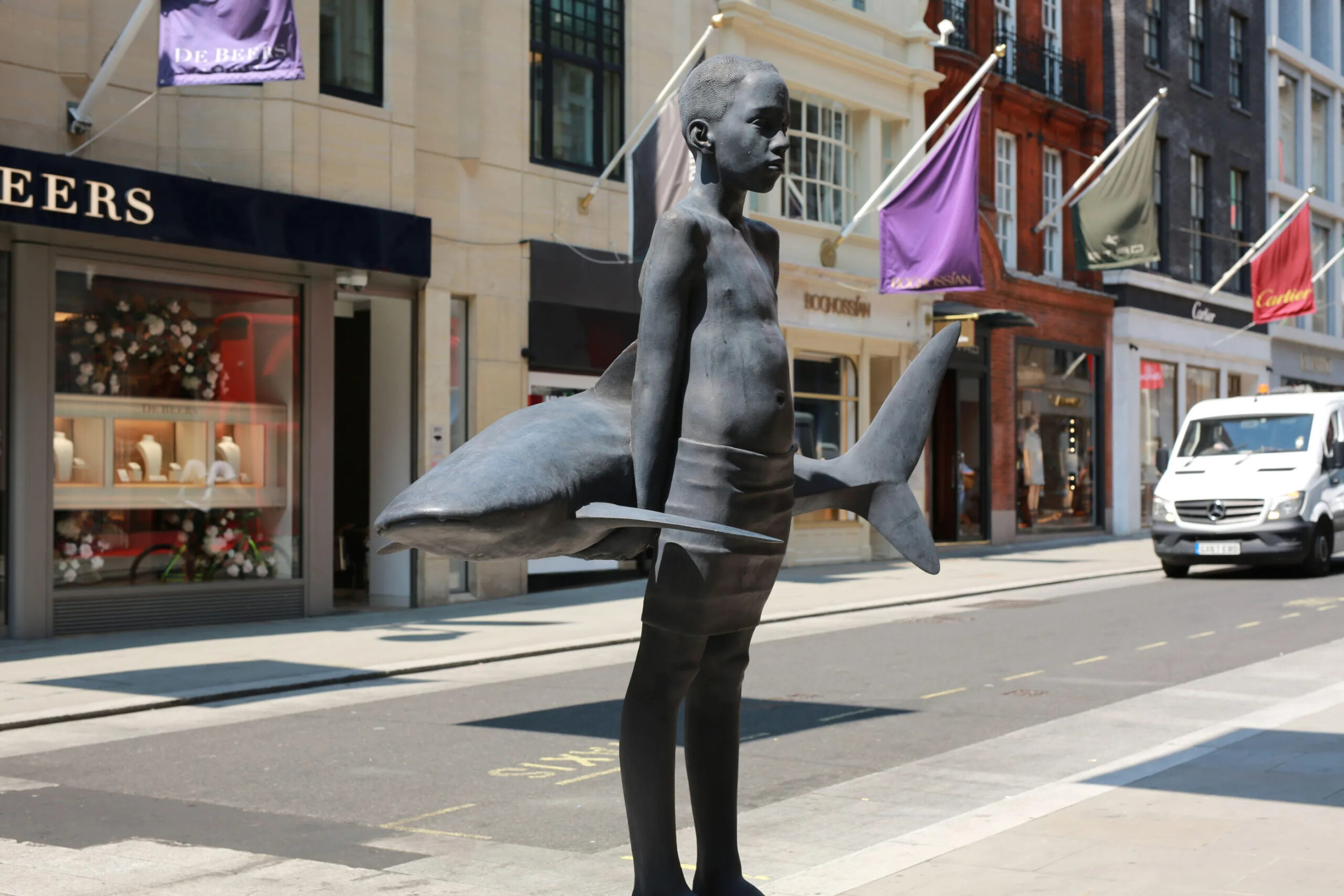 Mario Dilitz Figures in Bronze and Wood