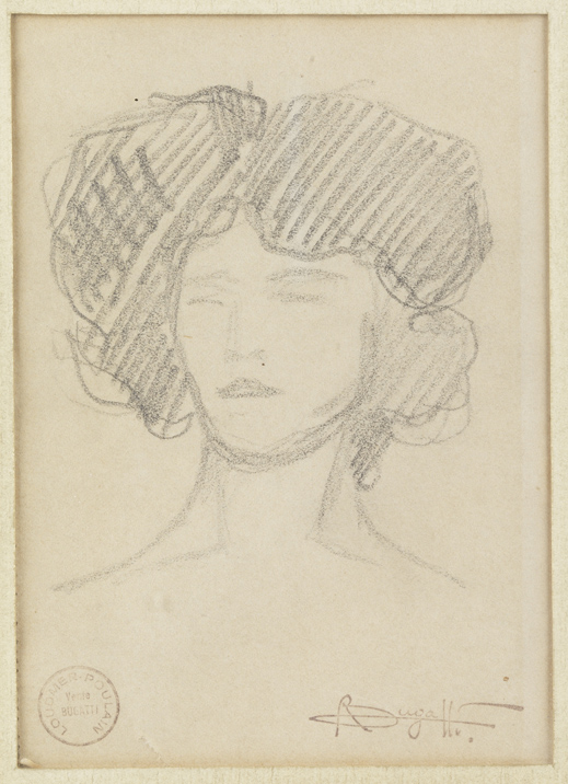 Girls Head, Le Reveil, c. 1910