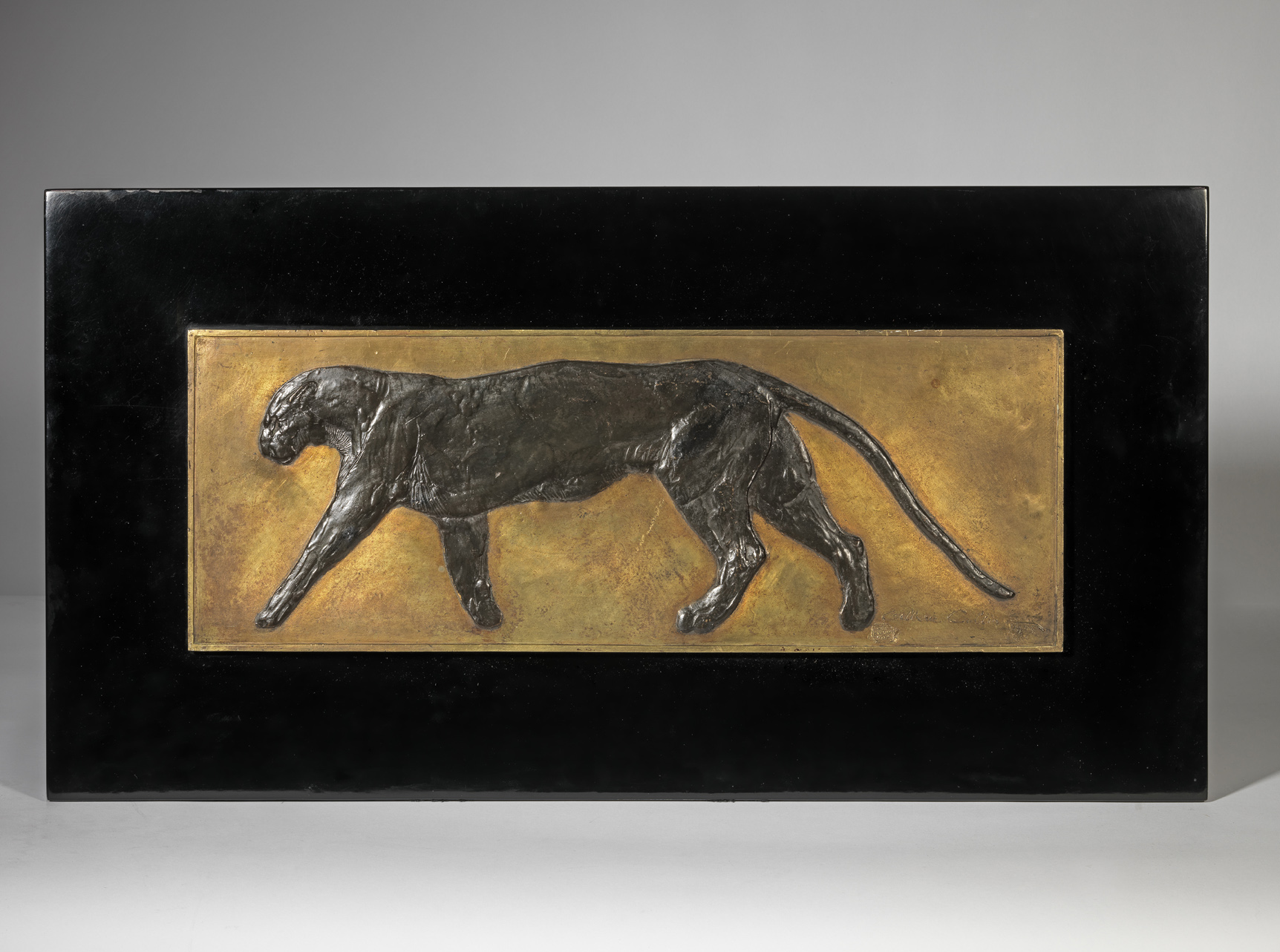 Walking Panther, Plaque, 1923