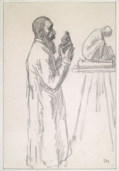 Portrait of the Artist, Drawing, c. 1900