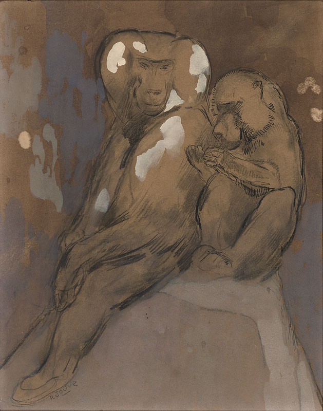 Two Baboons, c.1934