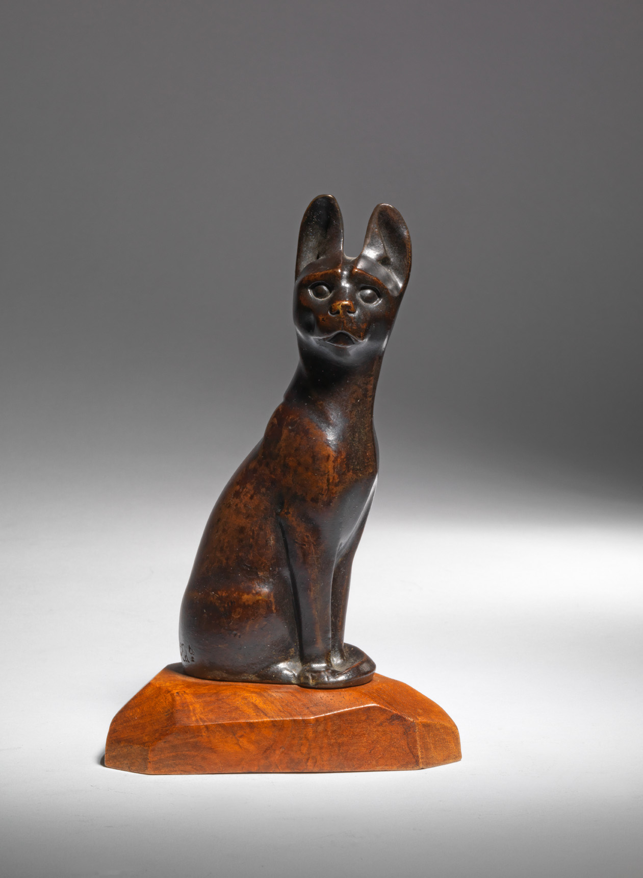 Seated Siamese Cat, 1921